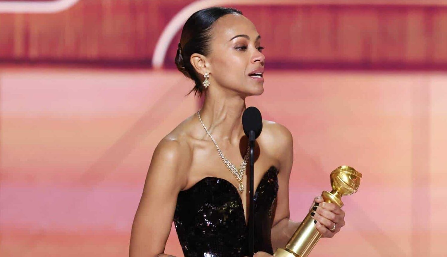 Zoe Saldaña nominada a los Premios Bafta 2025 saldaña